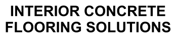 INTERIOR CONCRETE FLOORING SOLUTIONS
